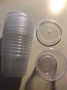 5pc 4oz Containers with Lids